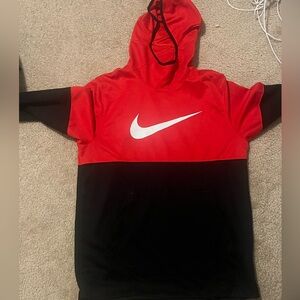 Black and Red Nike Hoodie
